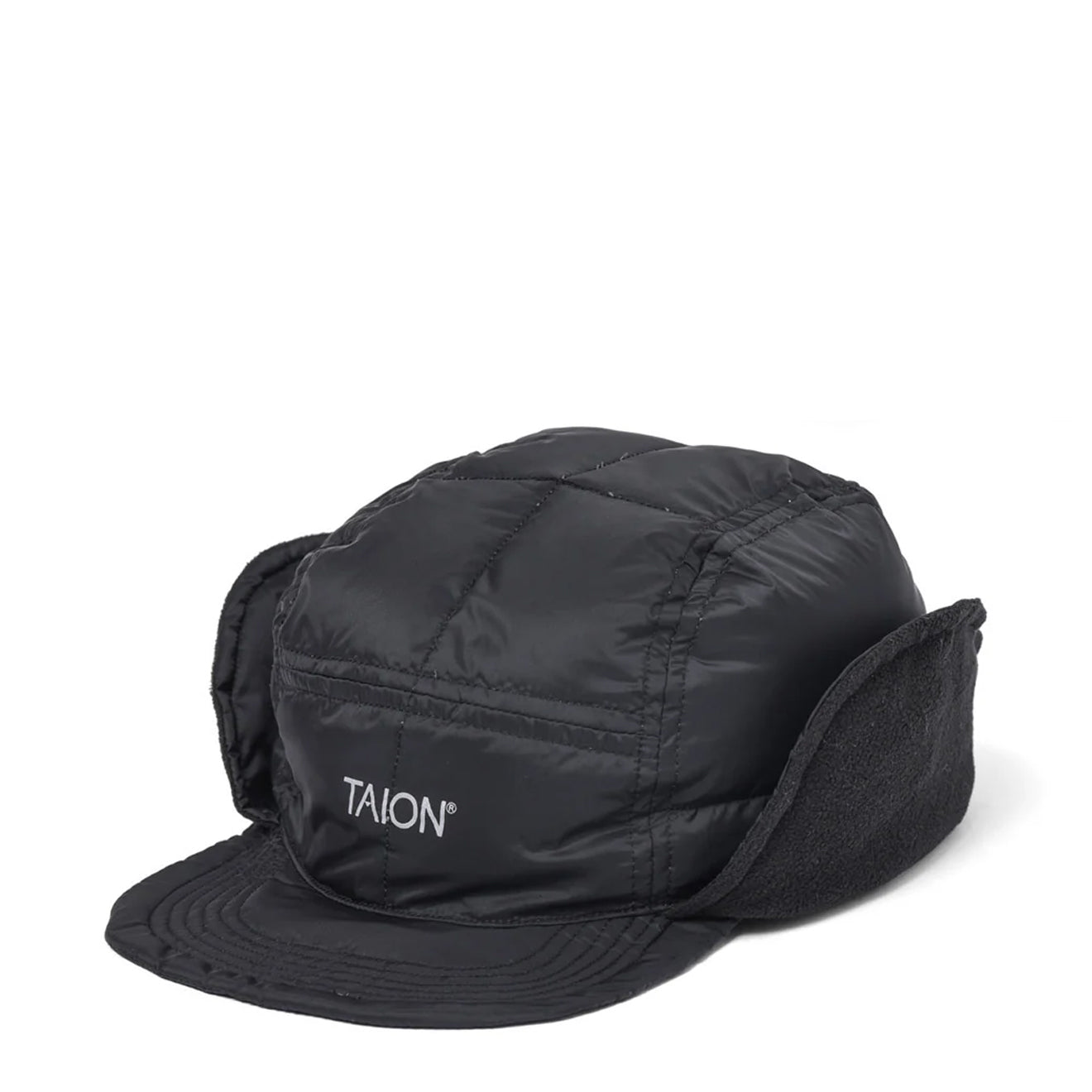 Taion Basic Dog Ear Down Cap Black