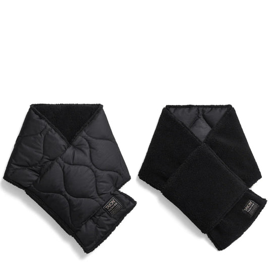 Taion Military Reversible Down Scarf Black / Black