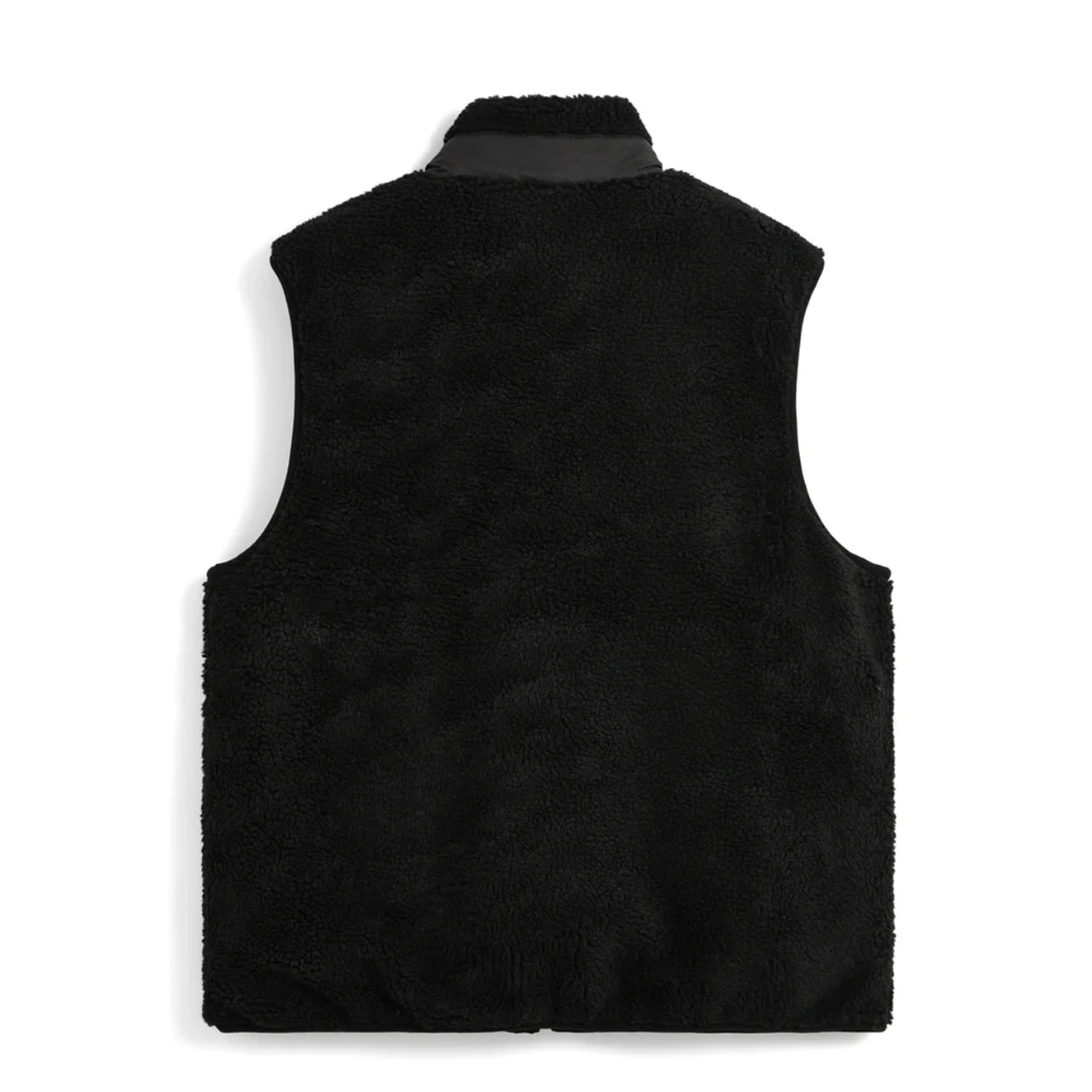 Taion Mountain W-Zip Boa Hi Neck Vest Black / Black