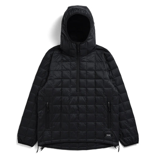 Taion Mountain W-Zip Pull-Over Light Down Hoodie Black