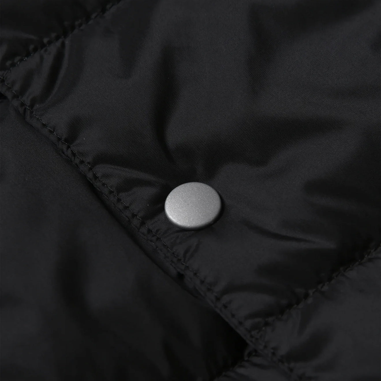 Taion Womens Crew Neck Button Down Jacket Black