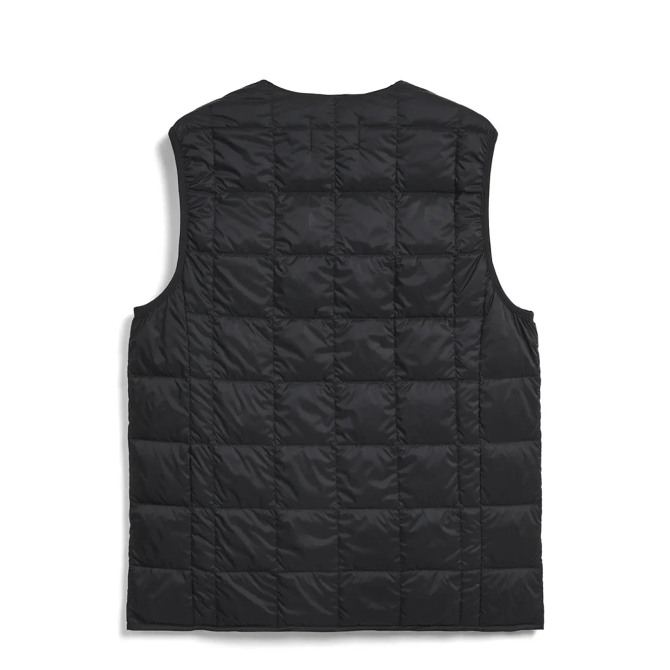Taion Womens V-Neck Button Down Vest Black
