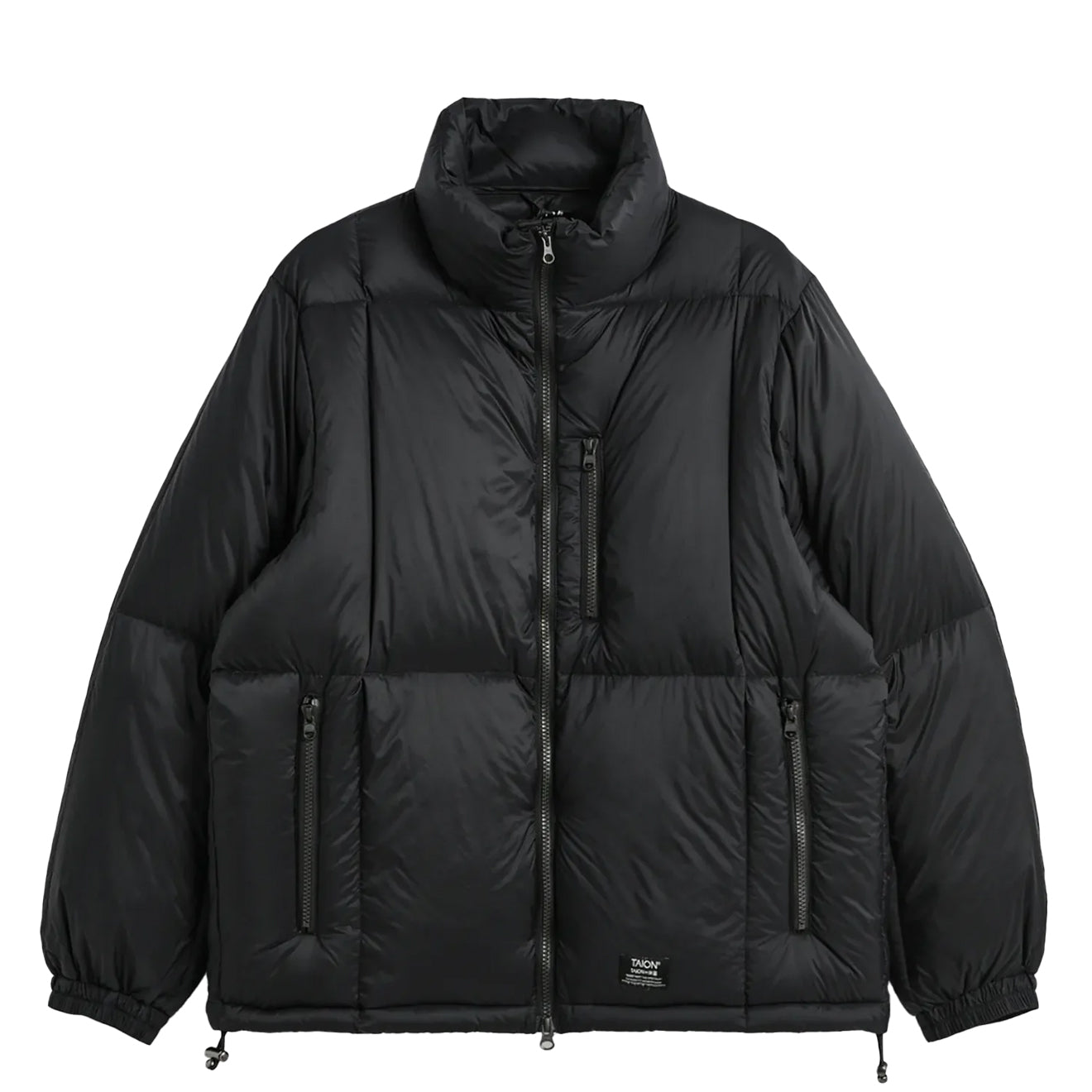 Taion Work W-Zip Volume Down Jacket Black