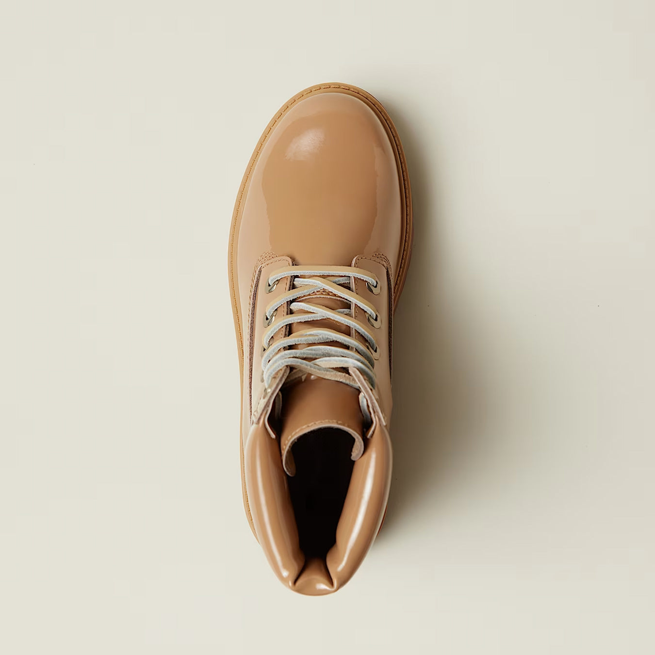 Timberland Womens Stone Street 6-Inch Waterproof Platform Boot Beige - pam pam 