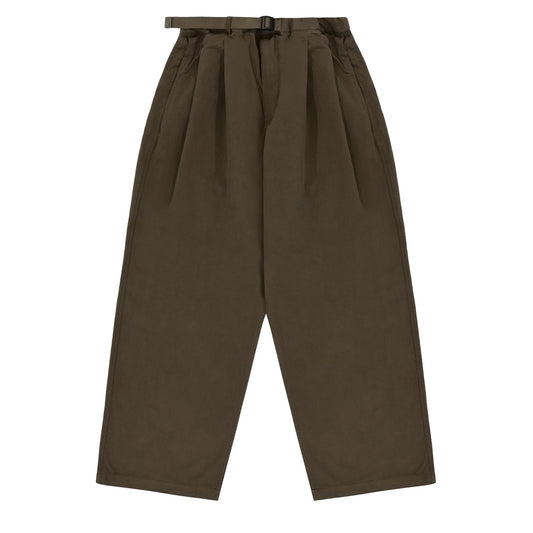 Kappy Two Tuck Wide Pants Brown