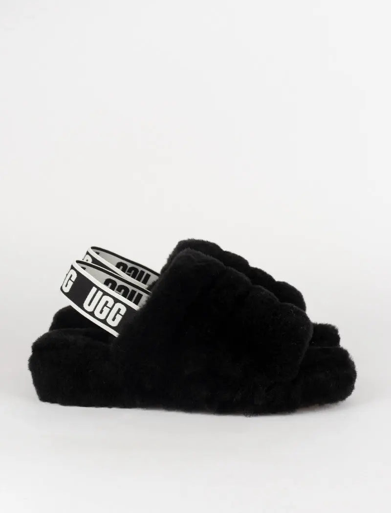 UGG Fluff Yeah Slide Black UGG