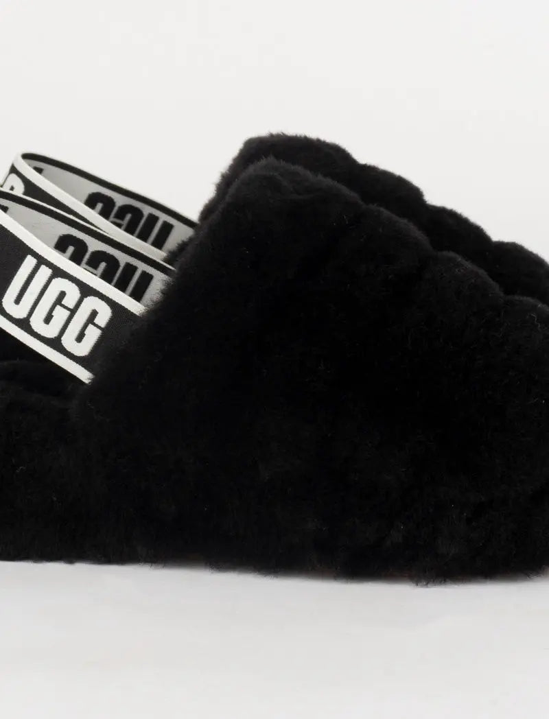 UGG Fluff Yeah Slide Black UGG