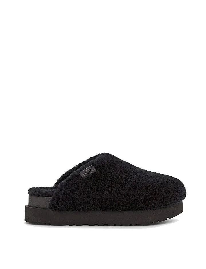 UGG Fuzz Sugar Slide Black UGG