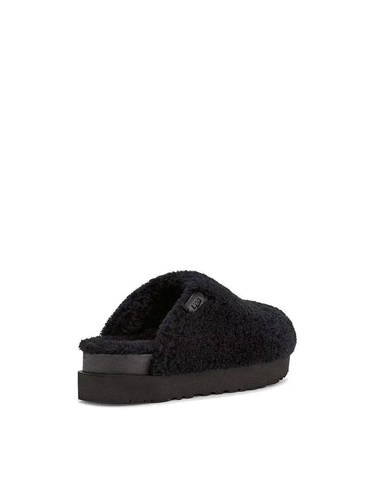 UGG Fuzz Sugar Slide Black UGG