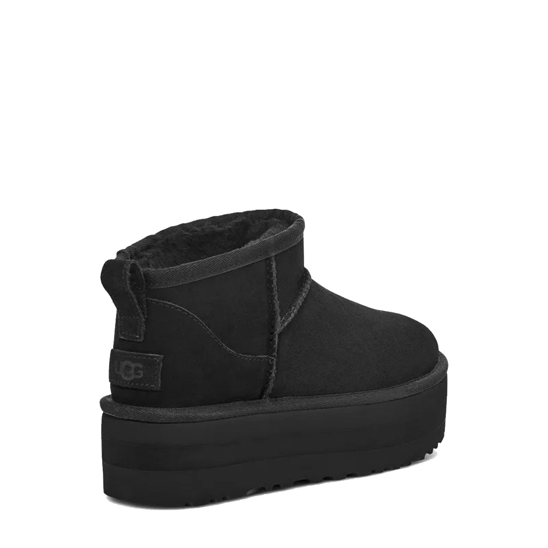 UGG Womens Classic Ultra Mini Platform Boot Black