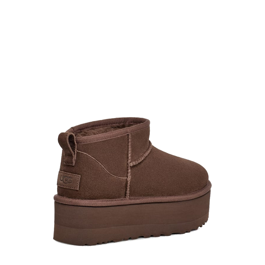 UGG Womens Classic Ultra Mini Platform Boot Burnt Cedar