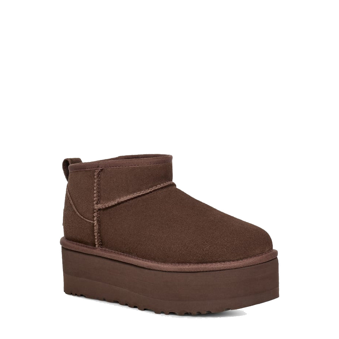 UGG Womens Classic Ultra Mini Platform Boot Burnt Cedar