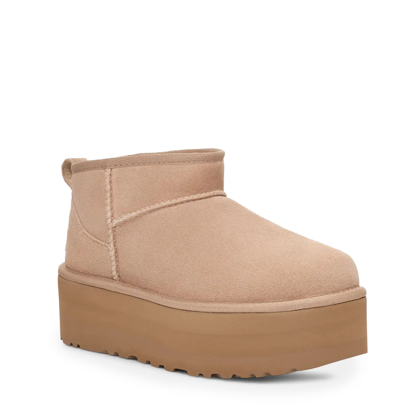 UGG Womens Classic Ultra Mini Platform Boot Sand