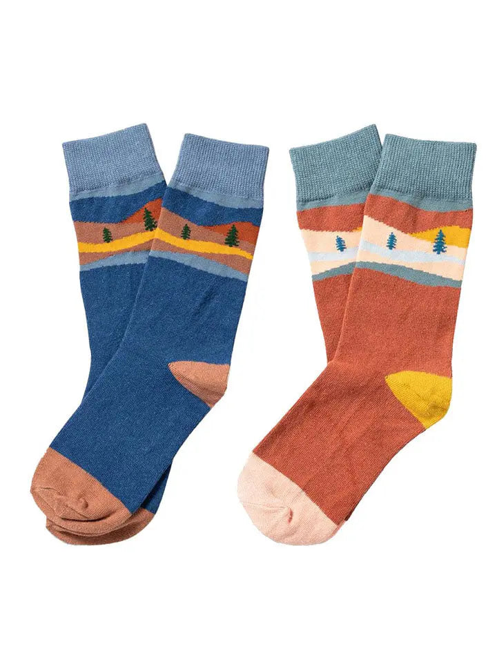 United by Blue Softhemp 2 Pack Socks Night Mountain / Navy United by Blue