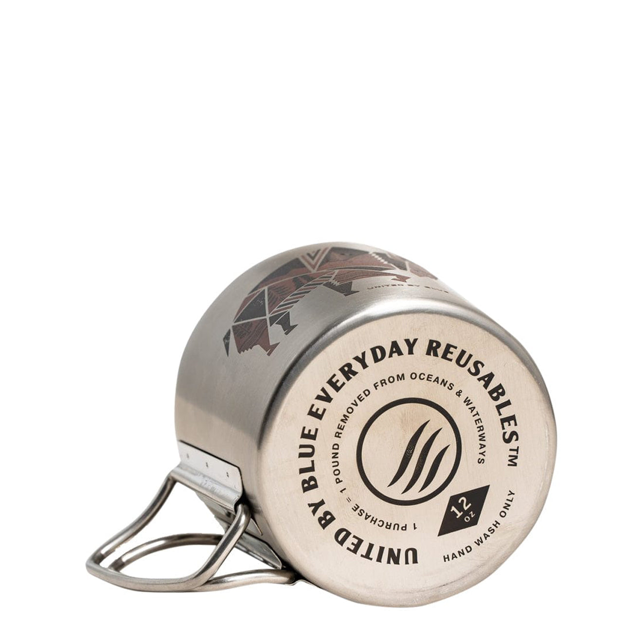 United by Blue 12oz Compass Cup Geo Bison - pam pam 