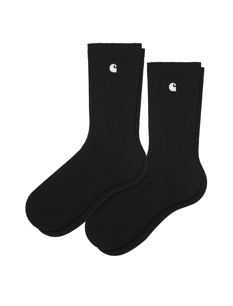 Carhartt WIP Madison Pack Socks Black / White and Black / White