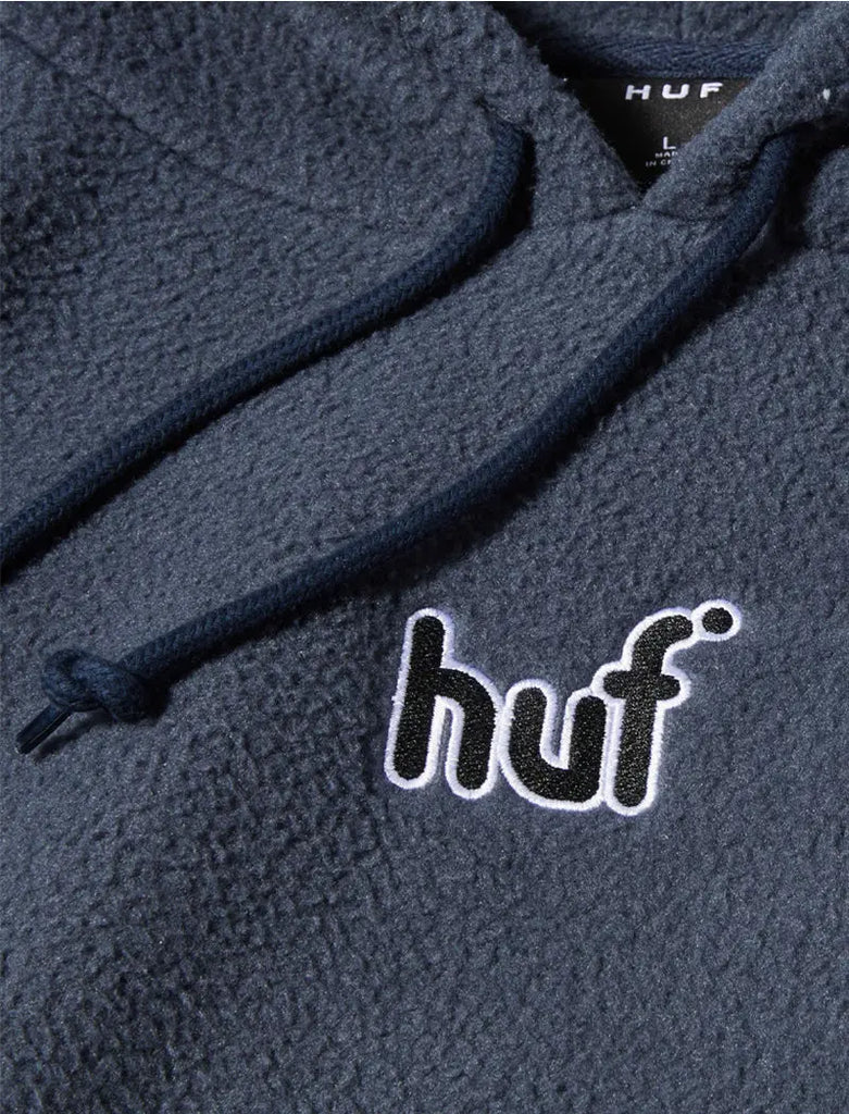 Huf Griffith Hooded Fleece Blue Night