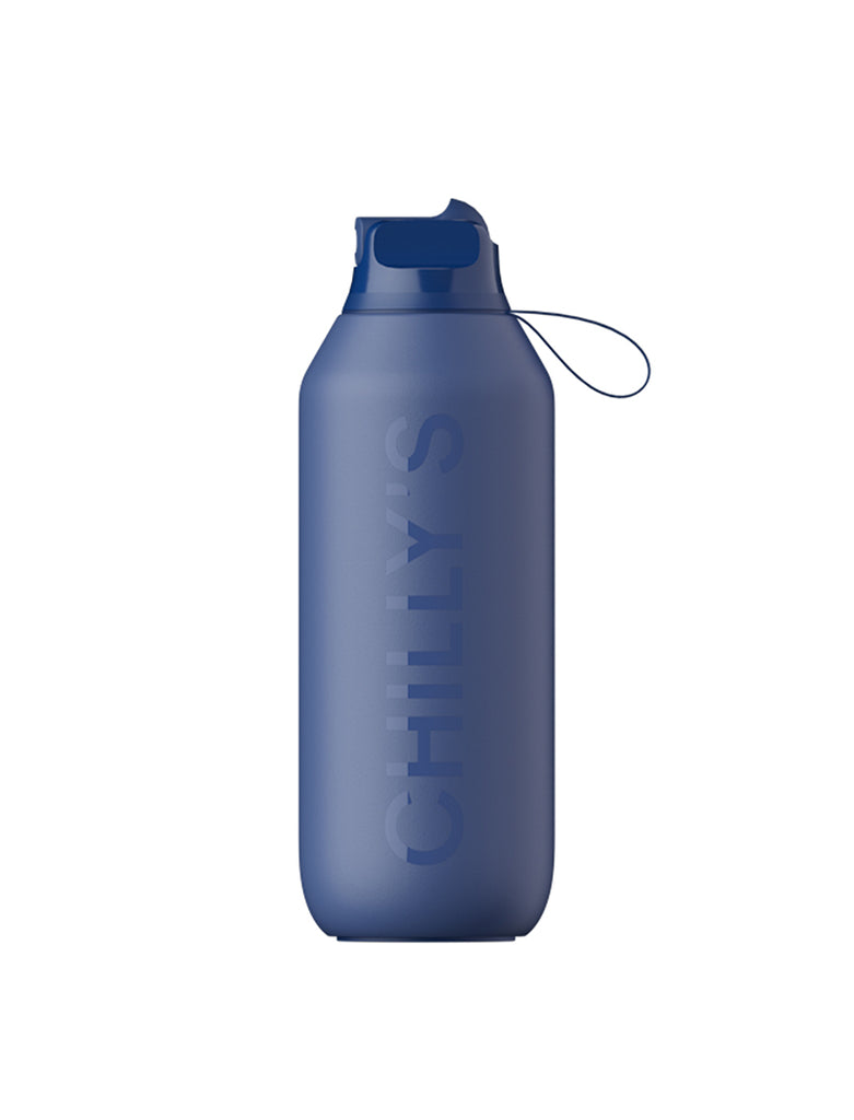 Chillys Series 2 Flip Bottle 500ml Whale Blue
