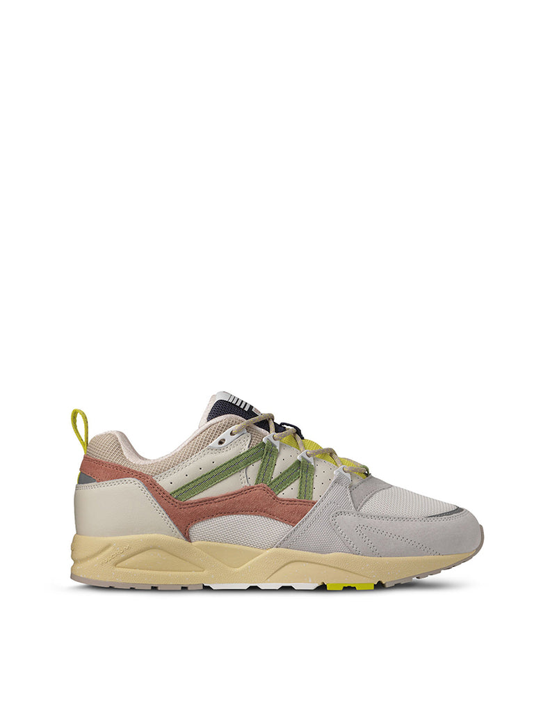 Karhu Womens Fusion 2.0 Trainers Lily White / Piquant Green - pam pam