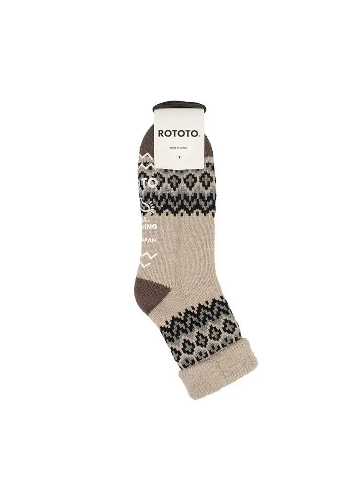 RoToTo Comfy Room Socks Nordic Ivory