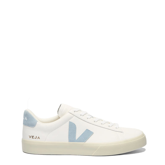 Veja Womens Campo Leather White Steel - pam pam