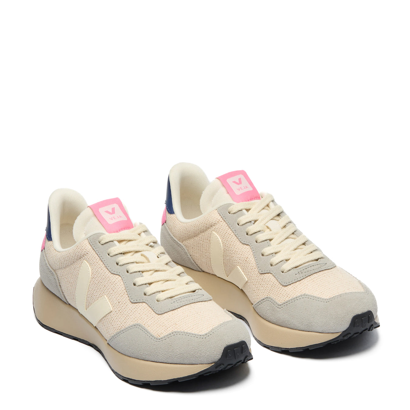 Veja Womens Paulistana Trainer Jute Cashew Oxford-Grey
