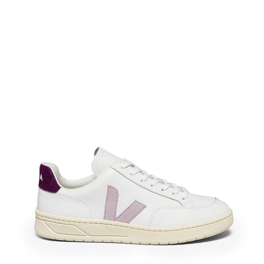 Veja Womens V-12 Extra White Parme Magenta Trainer