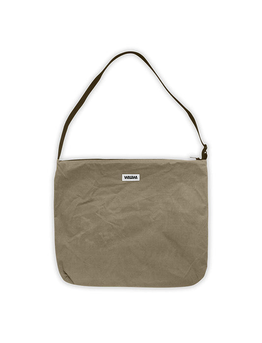 WAWWA Water Resistant Messenger Bag Stone Grey WAWWA