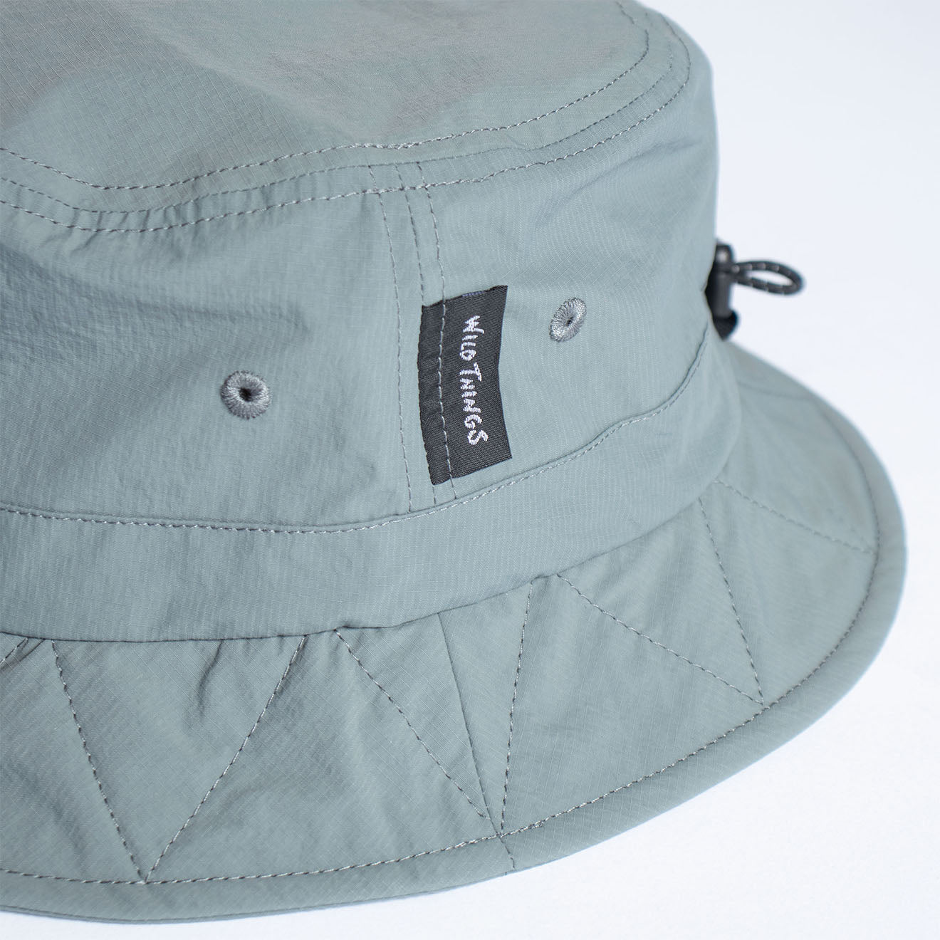 Wild Things Nylon Bucket Hat Flint Grey