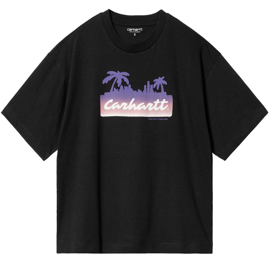 Carhartt WIP Womens S/S Palm Script T-Shirt Black