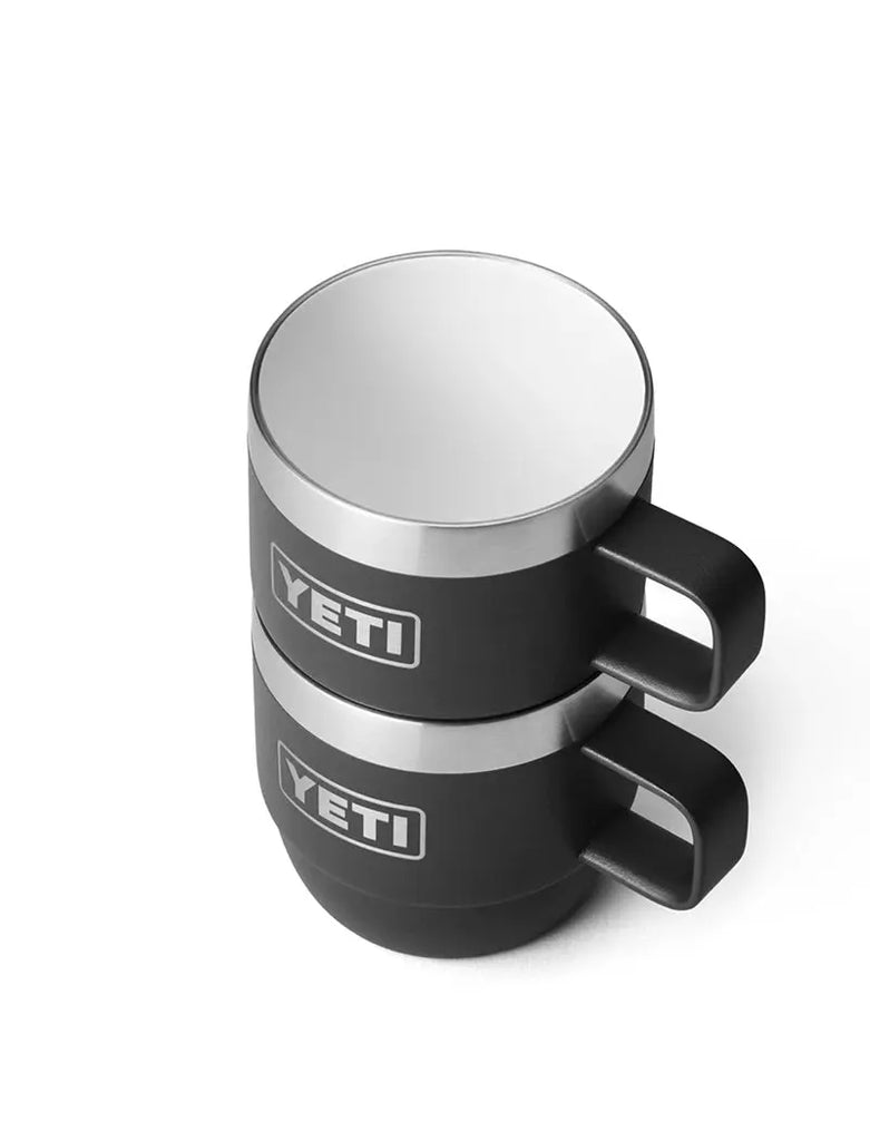 YETI Rambler 2 Pk 6oz Stackable Espresso Mugs Black