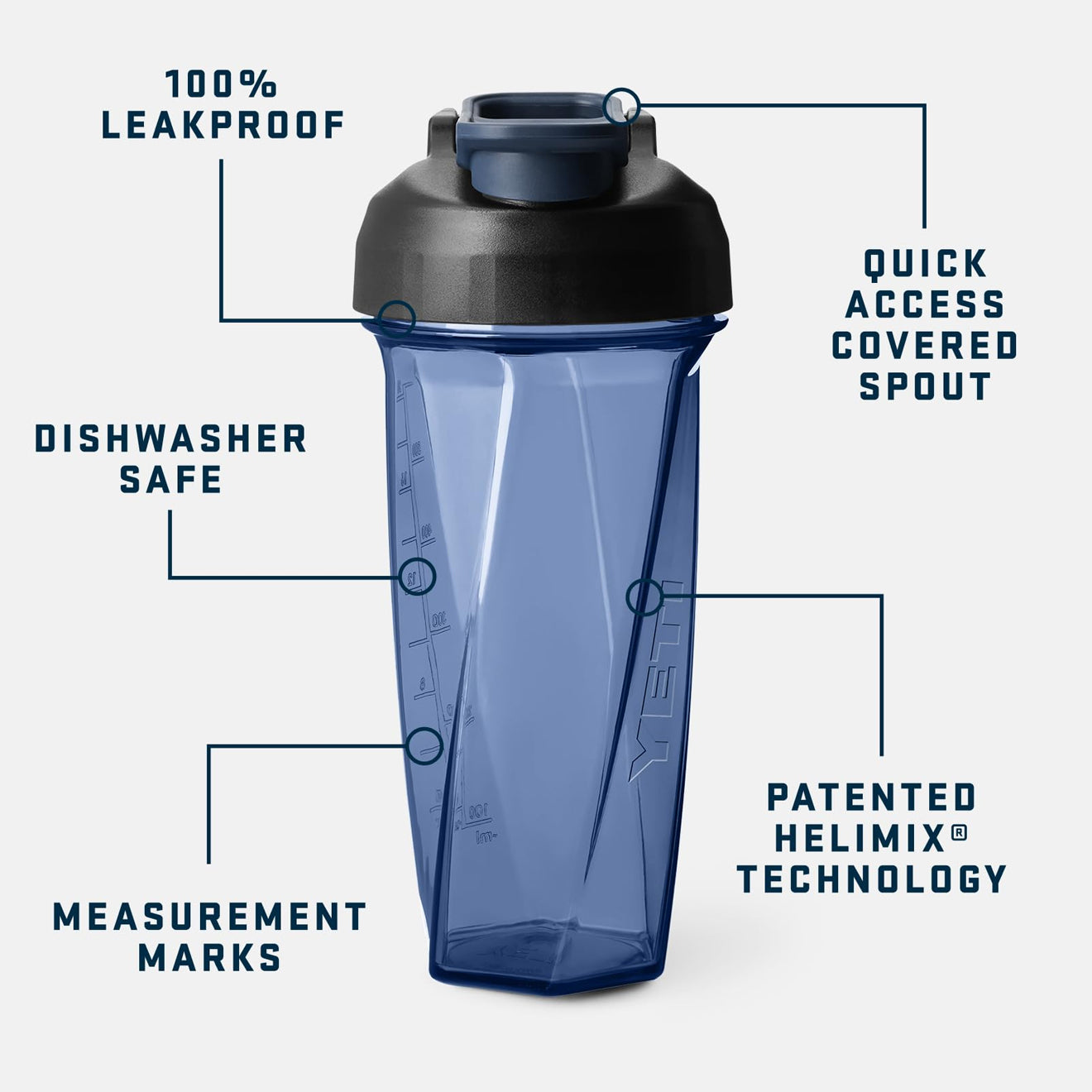YETI 27 oz (737 ml) Shaker Bottle Seafoam