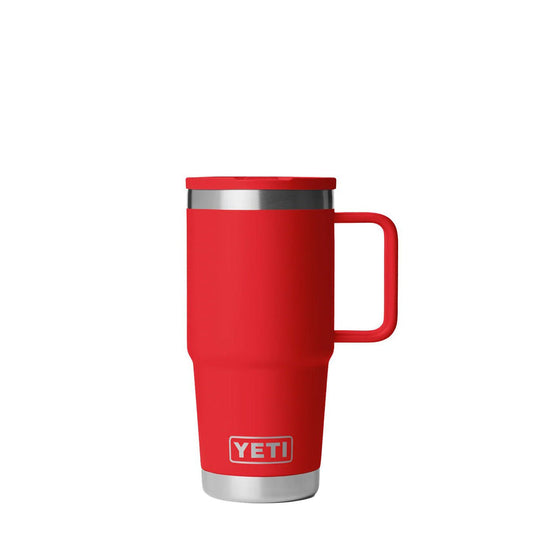 YETI Rambler 20 Oz Travel Straw Mug Rescue Red
