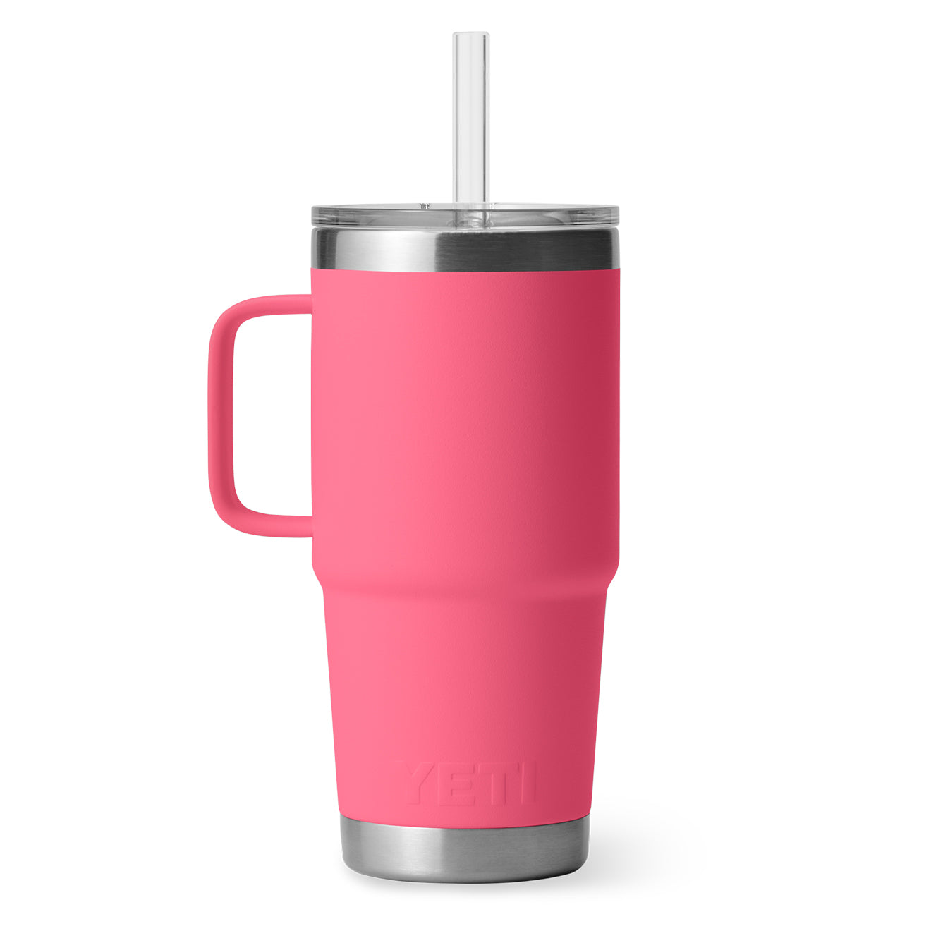 YETI Rambler 25oz Straw Mug Tropical Pink