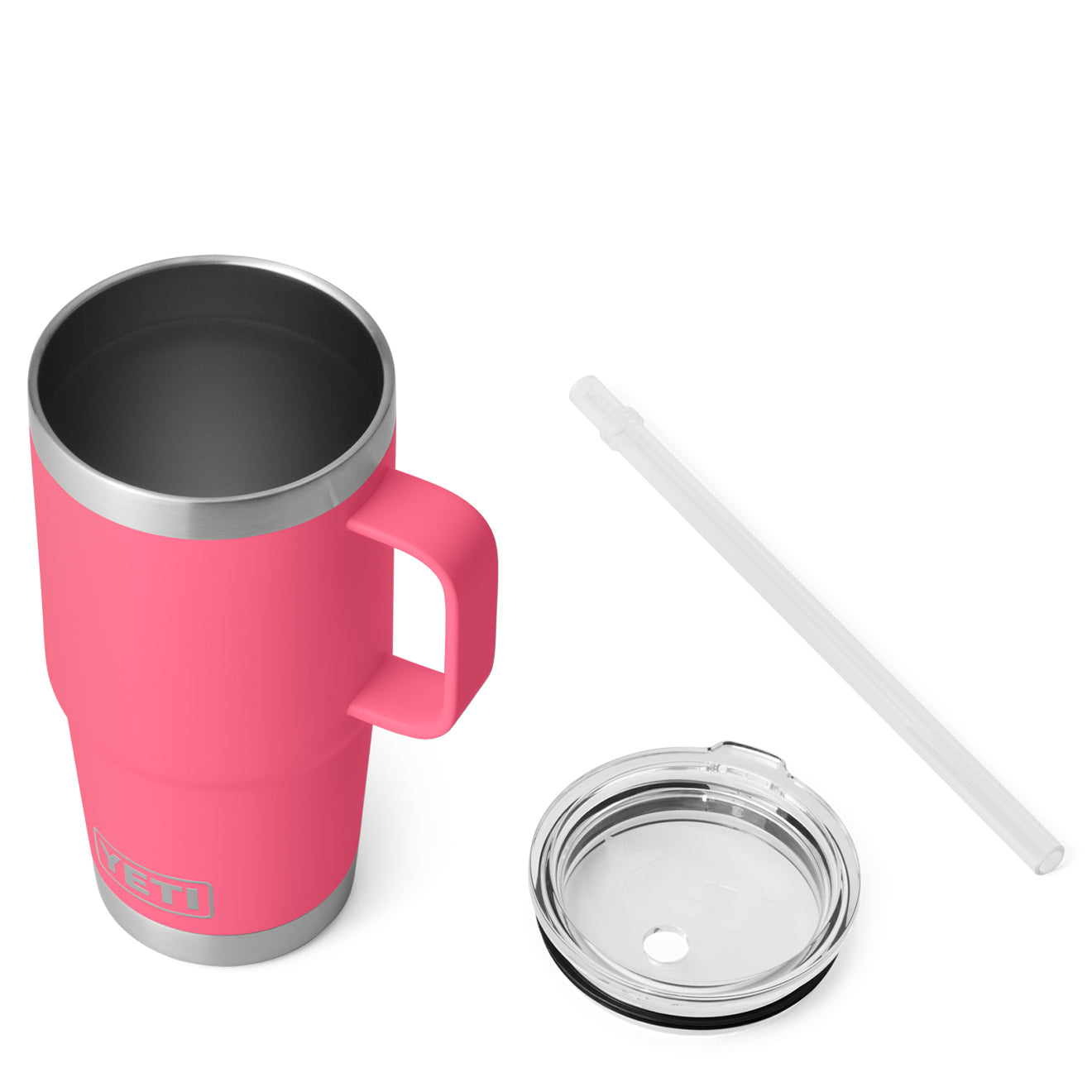 YETI Rambler 25oz Straw Mug Tropical Pink