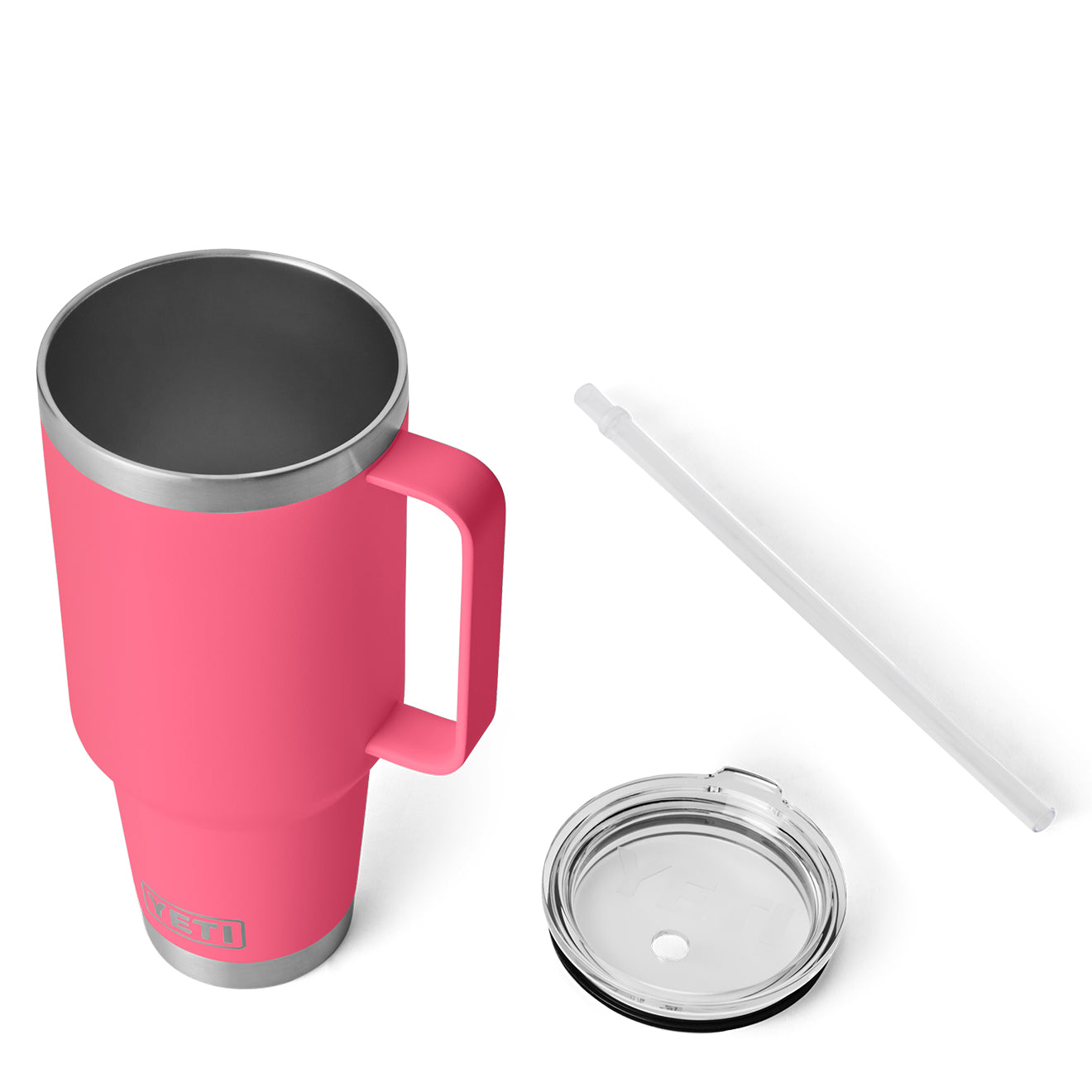 YETI Rambler 42oz Straw Mug Tropical Pink