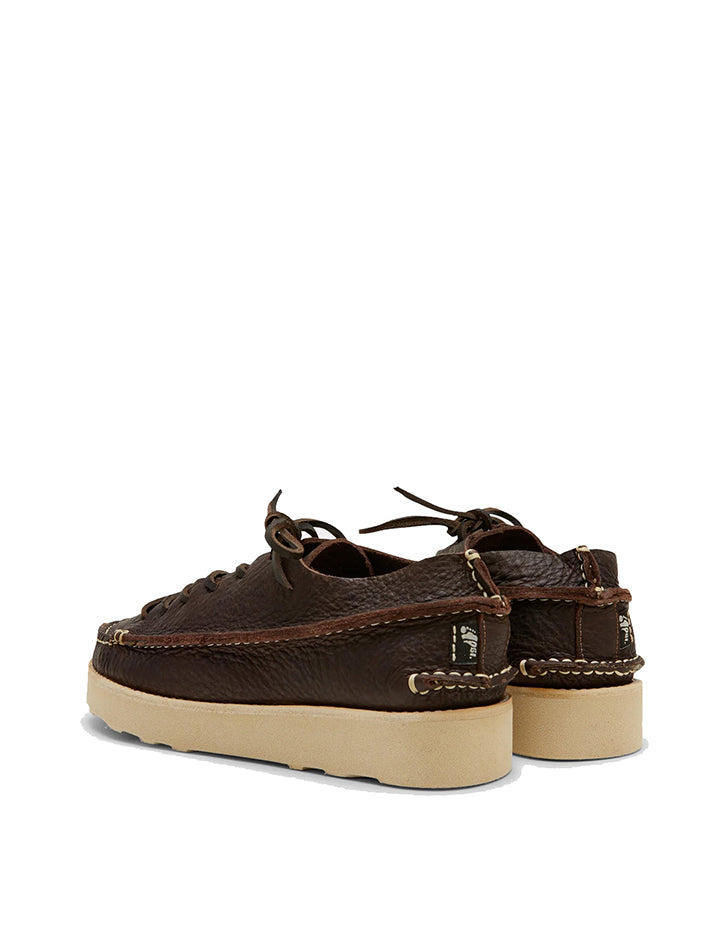 Yogi Womens Finn 3 Shoe Ostrich Leather Dark Brown