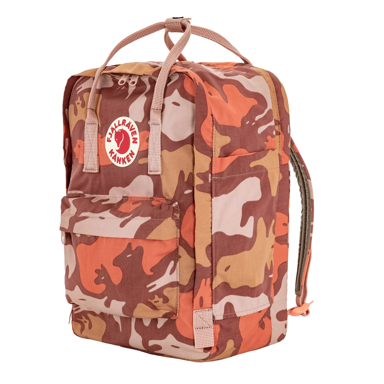 Fjallraven Kanken Graphics Laptop 15 Chalk Rose / Hidden Animals