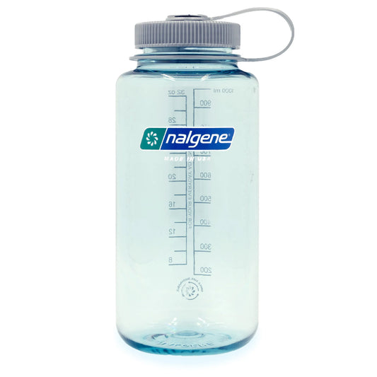 Nalgene Wide Mouth 1L Tritan Sustain Bottle Seafoam