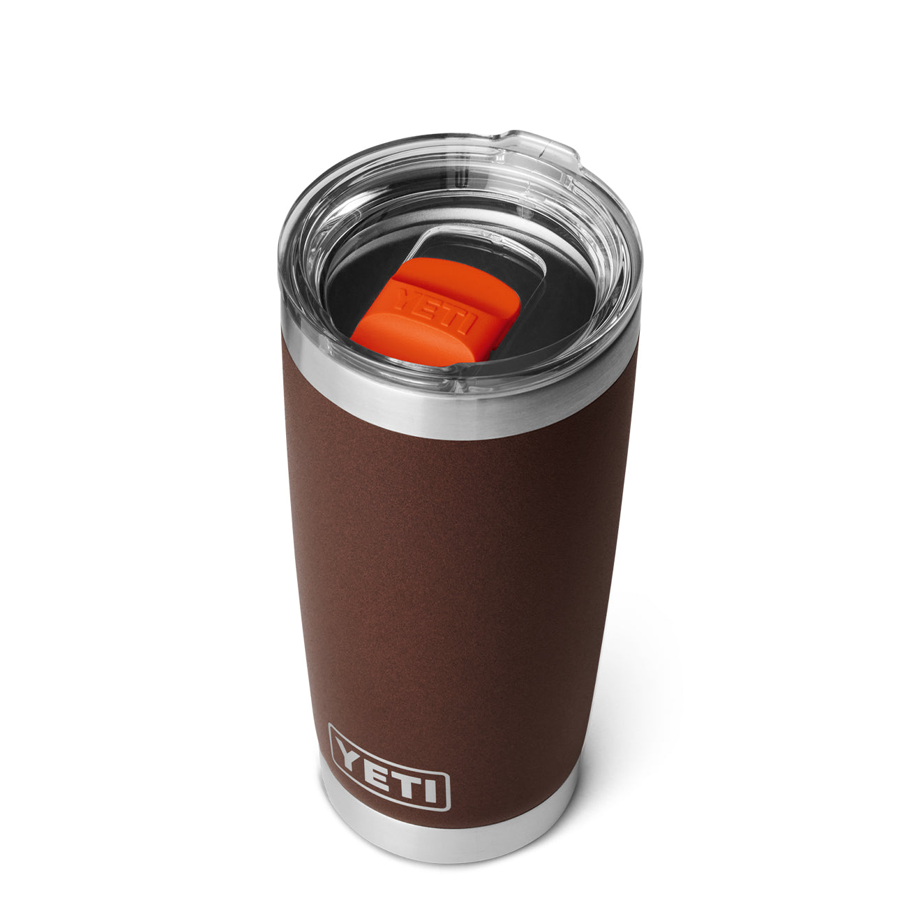 YETI Rambler 20oz Tumbler MS Wetlands Brown