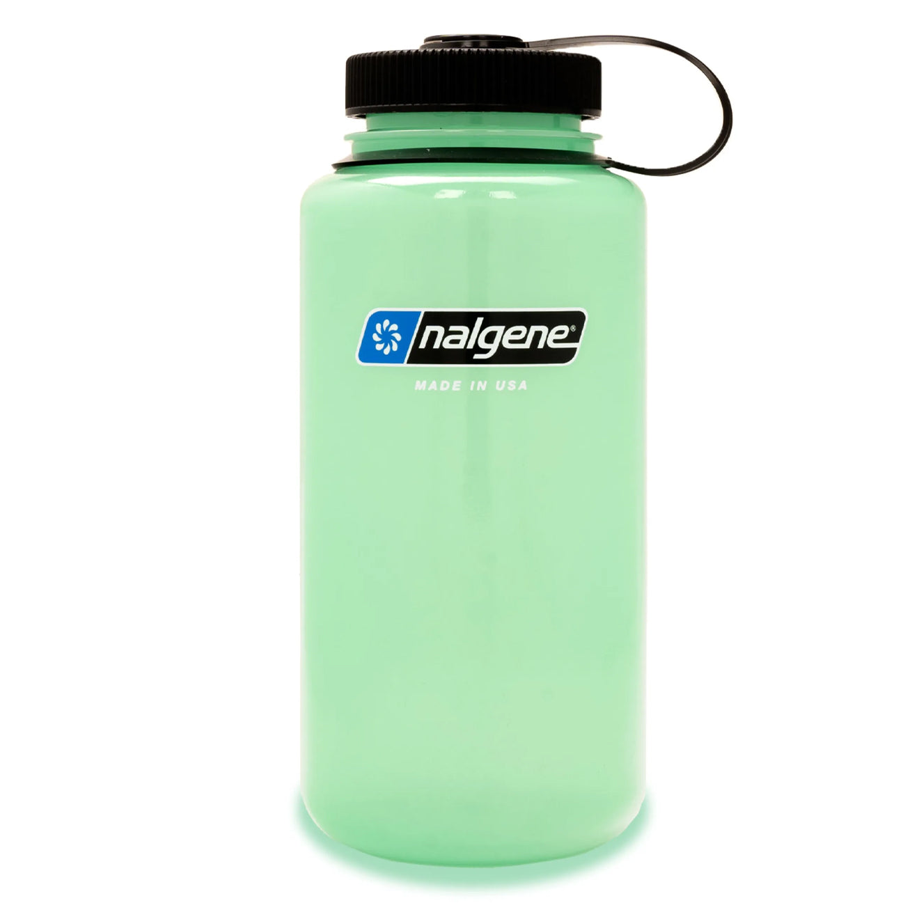 Nalgene Wide Mouth 1L Tritan Sustain Bottle Glow Green