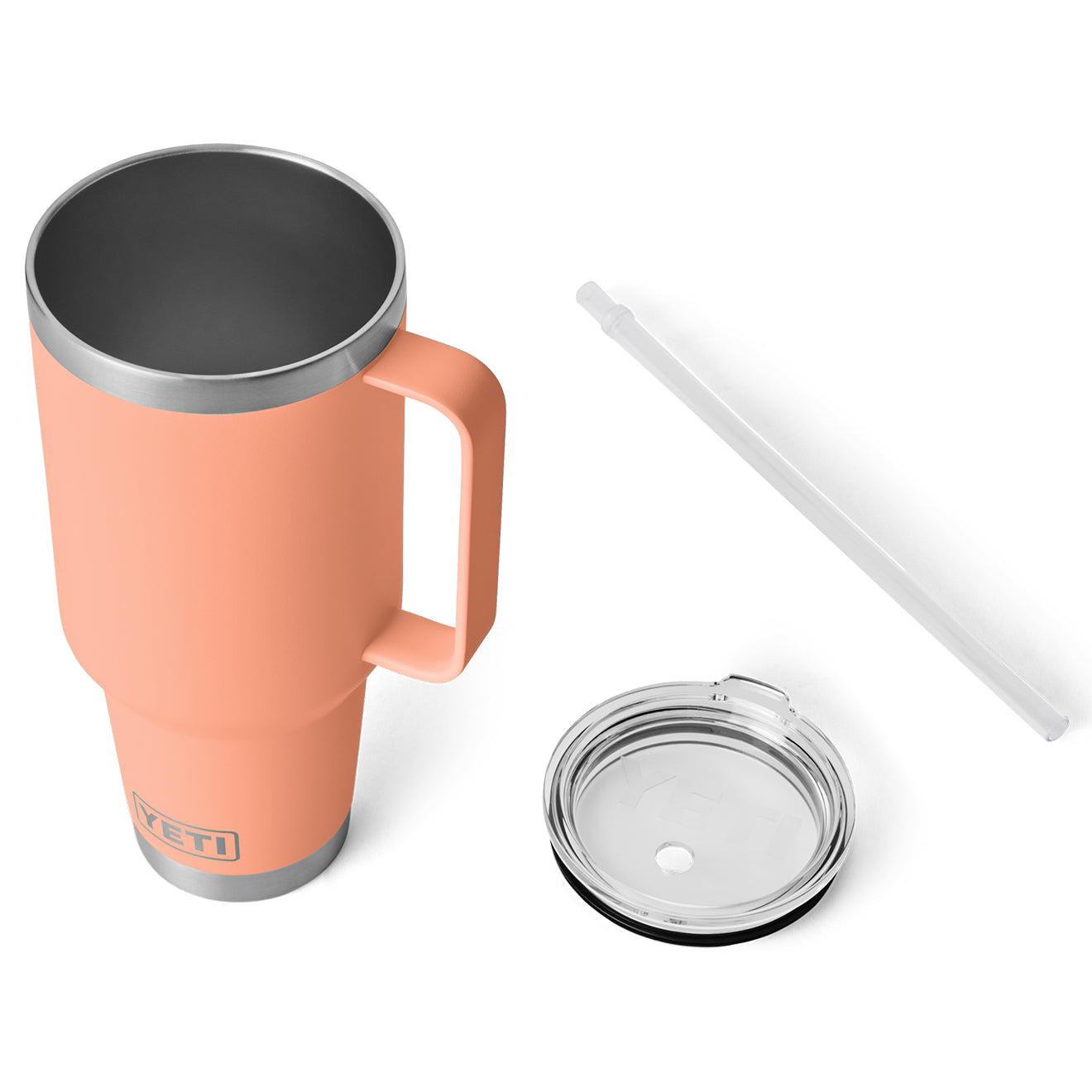 YETI Rambler 42oz Straw Mug Lowcountry Peach