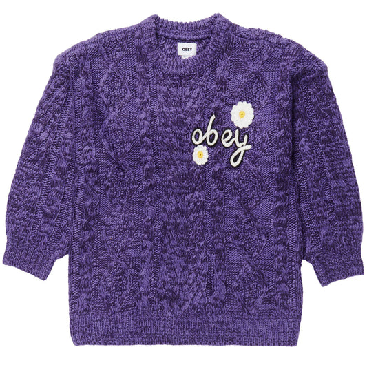 Obey Flora Sweater Passion Flower - pam pam