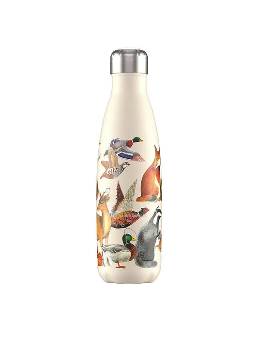 Chillys 500ml Water Bottle Emma Bridgewater Woodland Animals Chillys Bottles